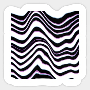 Glitched lines effect Sticker